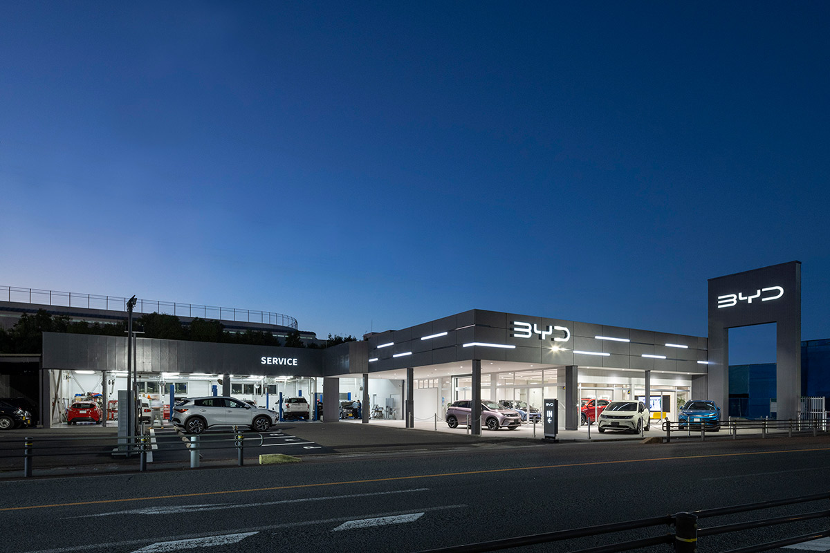 BYD AUTO 四日市 設計監理 事例写真