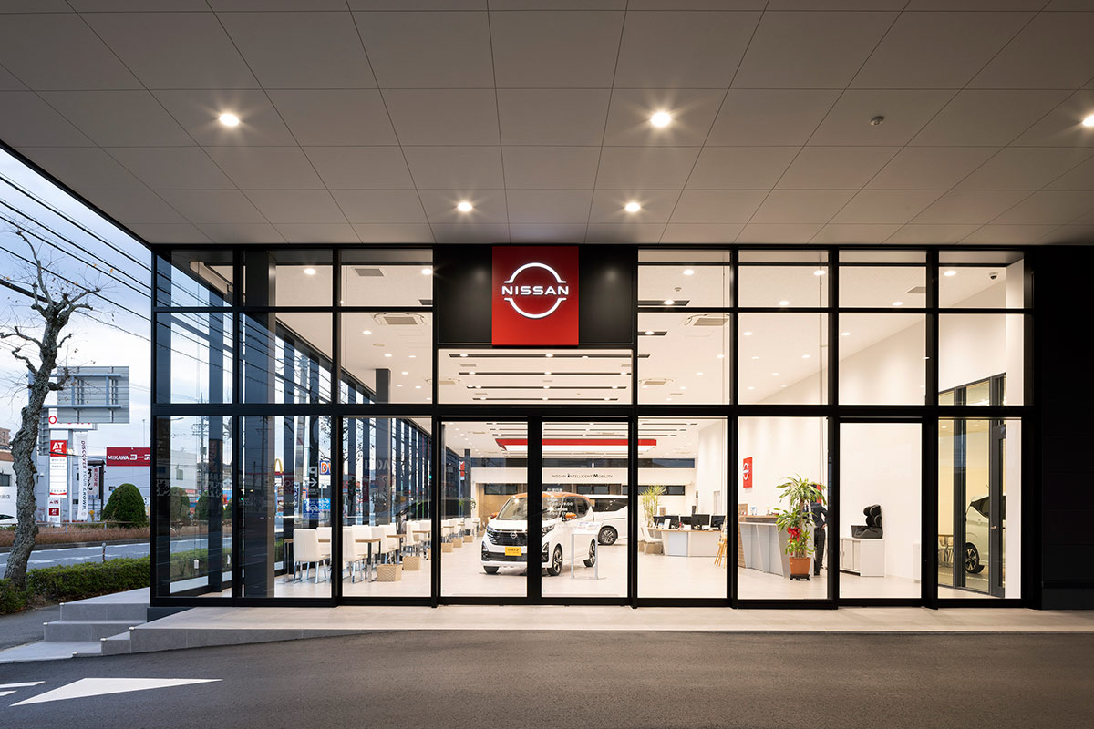 三河日産 岡崎中央店 設計監理 事例写真