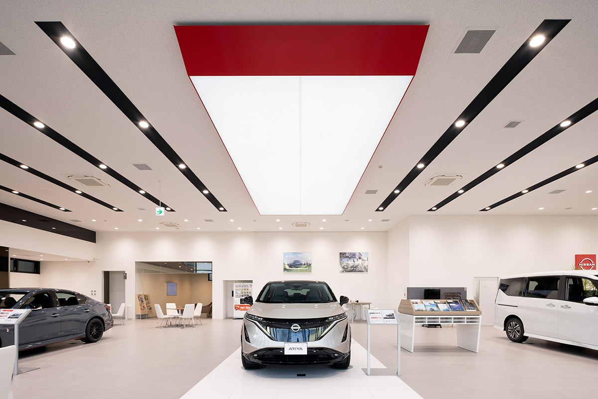 三河日産 岡崎中央店 設計監理 事例写真