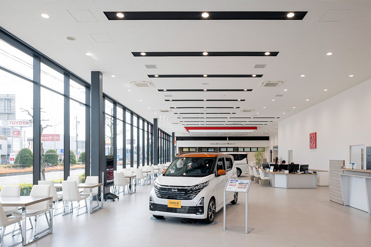 三河日産 岡崎中央店 設計監理 事例写真