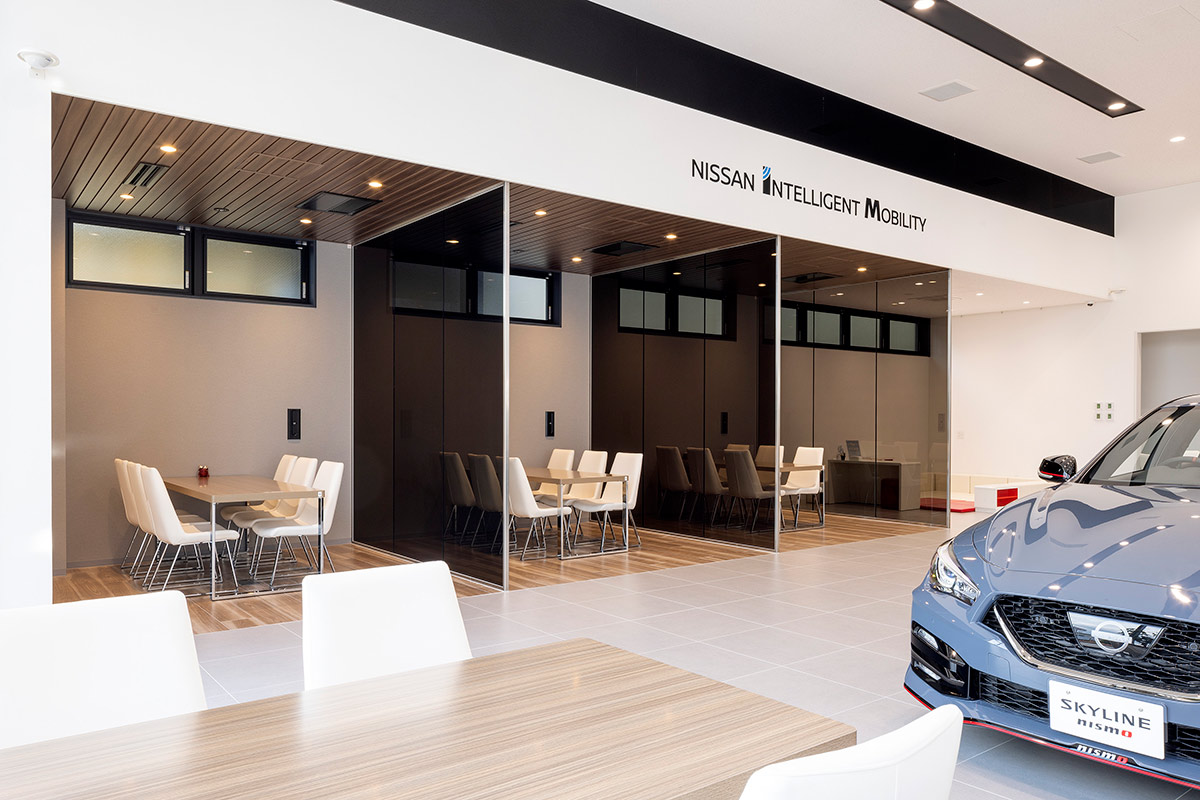 三河日産 岡崎中央店 設計監理 事例写真