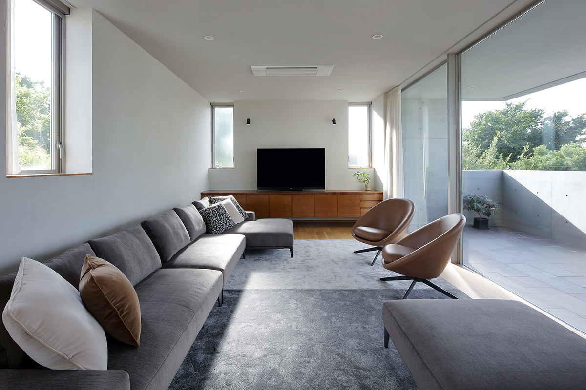 T型のRC住宅 設計監理 事例