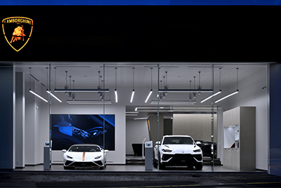 商業建築事業　Agg.一級建築士事務所　Lamborghini Sapporo　ランボルギーニ札幌